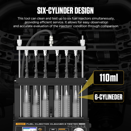 AUTOOL CT500 - Lavatrice e tester per iniettori industriali GDI/EFI/FSI