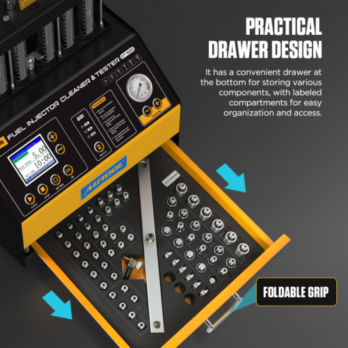 AUTOOL CT500 - Lavatrice e tester per iniettori industriali GDI/EFI/FSI