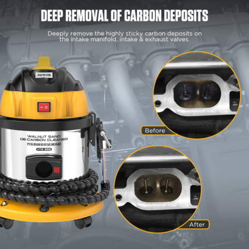 AUTOOL HTS558 Walnut Blaster Pulitore per valvole a noce 1200W