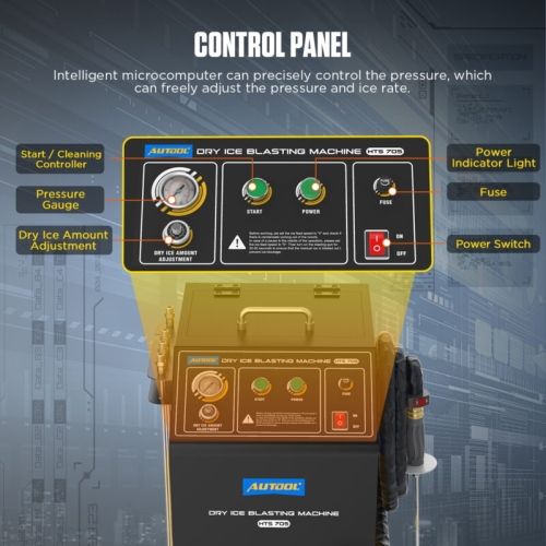 Macchina per sabbiatura a ghiaccio secco AUTOOL HTS705