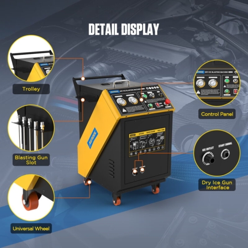 Macchina per sabbiatura a ghiaccio secco AUTOOL HTS709