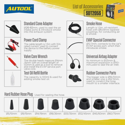 Rilevatore di fumo AUTOOL SDT205S