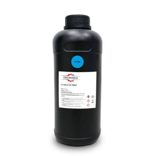 Inchiostro UV 1000ml X1 - Ciano/Ciano