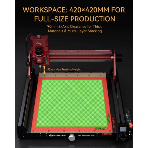 Fresatrice CNC Atomstack C4 Pro + accessori