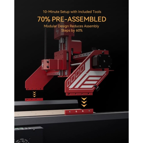Fresatrice CNC Atomstack C4 Pro + accessori