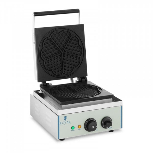 Macchina per waffle - 1500 W - Cuori - 25,2 x 23,5cm