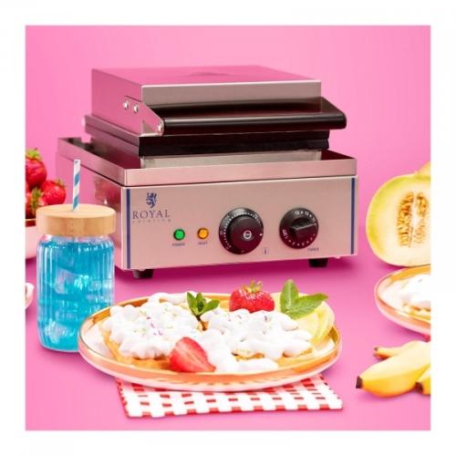 Macchina per waffle - 1500 W - Cuori - 25,2 x 23,5cm