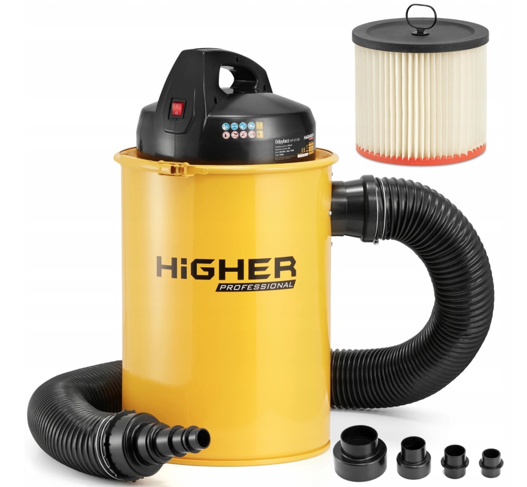 Aspirazione segatura-aspiratore-depolveratore 183 m³/h 1100W