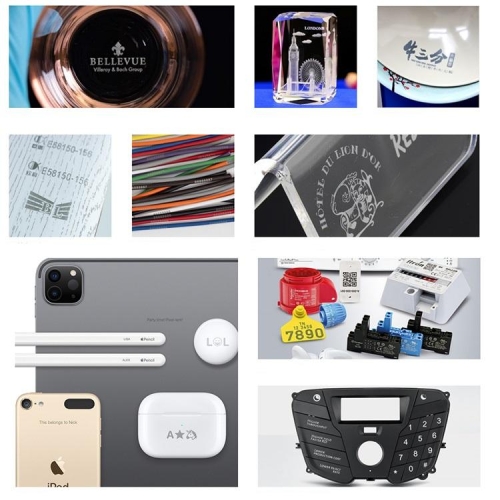 Incisore laser portatile per marcatura di superfici, resistente ai raggi UV, 5 W, 100 x 100 mm