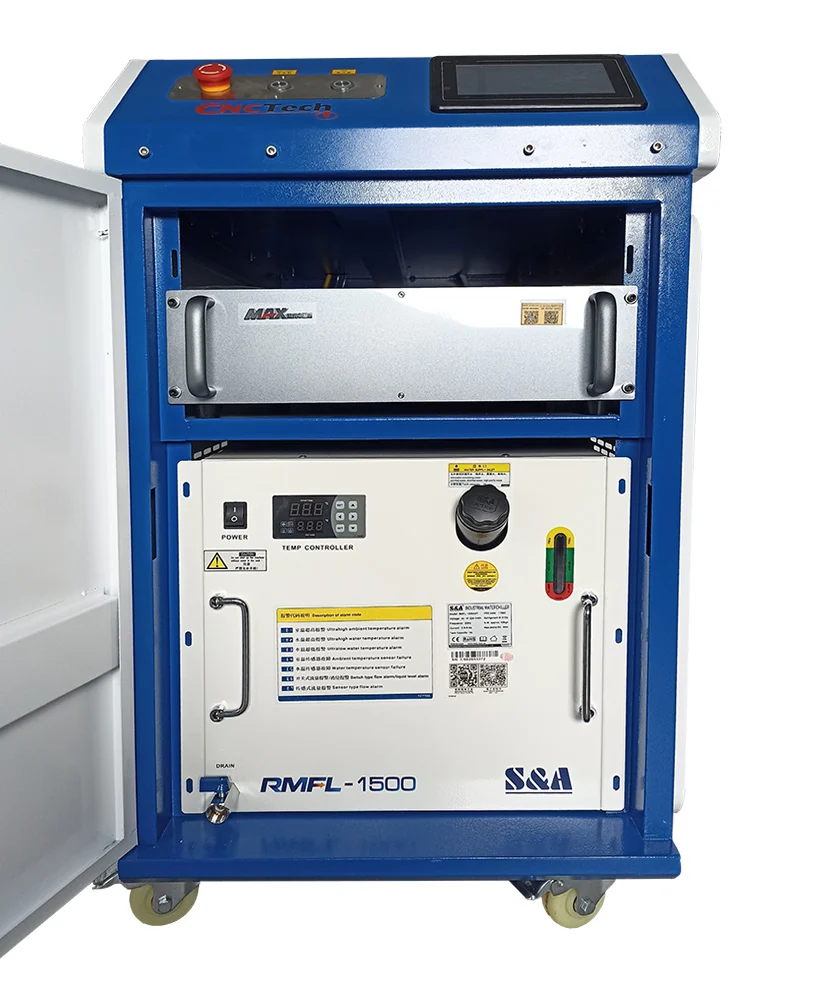 Chiller ad acqua all’interno della pulitrice continua