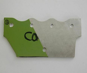 Un esempio di lavorazione laser con un elemento metallico