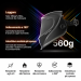 Maschera da 560 g con ribaltamento a 180° e spessa imbottitura