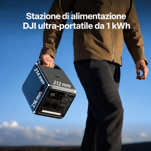 Dimensioni della stazione di alimentazione portatile DJI Power 1000 Mini Dimensioni della stazione di alimentazione portatile DJI Power 1000 Mini