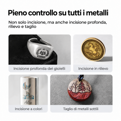 xTool F1 Ultra — incisore a doppio laser da 20 W: a fibra e a diodi xTool F1 Ultra — incisore a doppio laser da 20 W: a fibra e a diodi