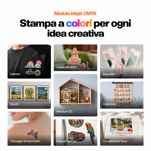 Stampa a colori CMYK — esempi di applicazione