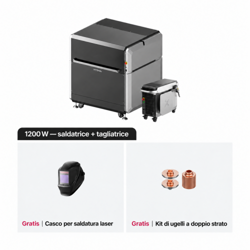 xTool MetalFab — saldatrice laser e macchina da taglio laser FIBER