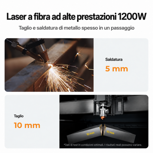 xTool MetalFab — saldatrice laser e macchina da taglio laser FIBER