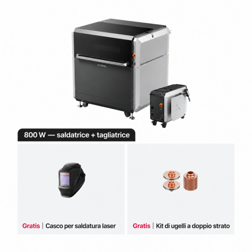 xTool MetalFab — saldatrice laser e macchina da taglio laser FIBER