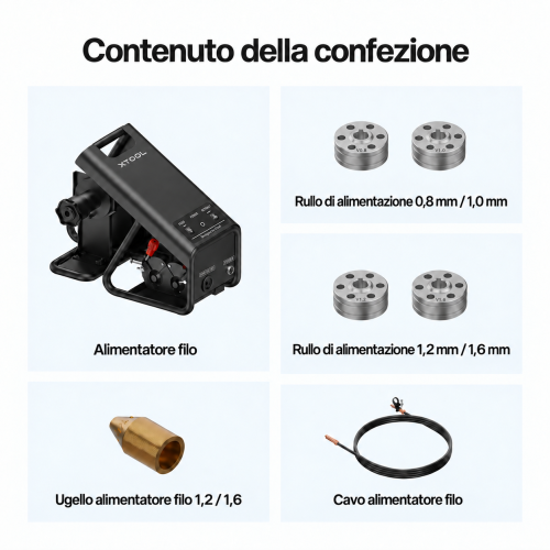 Alimentatore di filo per saldatrice laser xTool MetalFab 1200 W — immagine 4 di 4