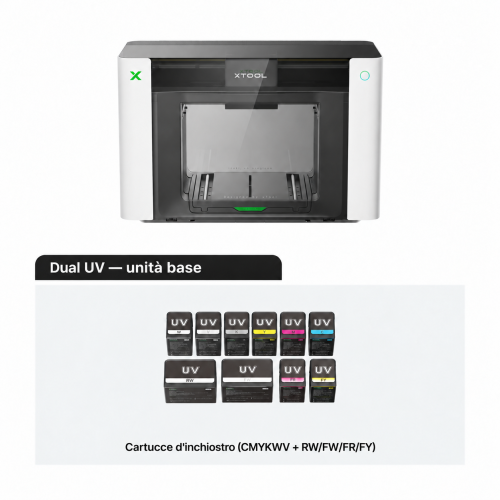 xTool O1 Omni Printer — stampante UV, UV DTF, DTG e DTF 4 in 1 xTool O1 Omni Printer — stampante UV, UV DTF, DTG e DTF 4 in 1