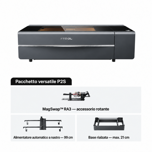 xTool P2S — kit versatile xTool P2S — kit versatile