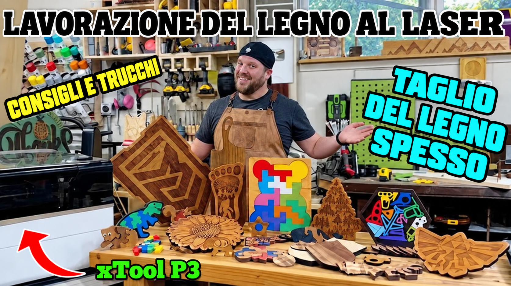 Six Eight Woodworks presenta xTool P3