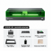 xTool S1 con modulo IR 1064 nm — macchina chiusa per taglio e incisione laser a diodi
