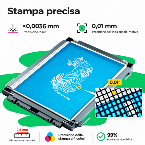 Stampante serigrafica xTool: la prima soluzione serigrafica abilitata dal laser