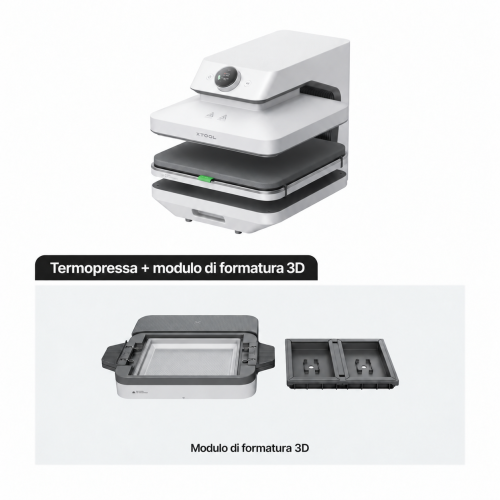 xTool WonderPress 3D — pressa termica automatica modulare xTool WonderPress 3D — pressa termica automatica modulare