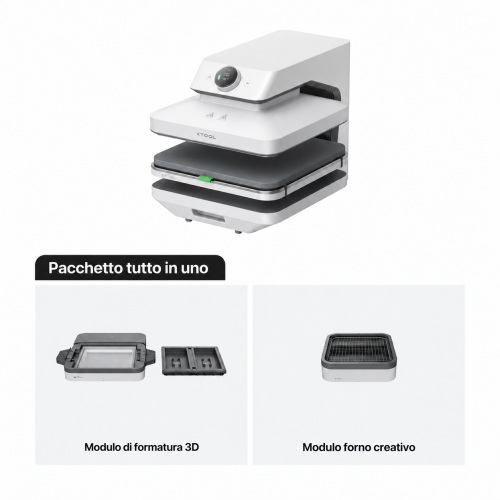 xTool WonderPress 3D — pressa termica automatica modulare xTool WonderPress 3D — pressa termica automatica modulare