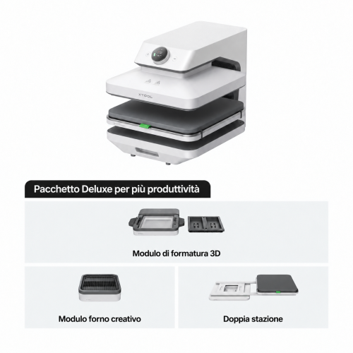 xTool WonderPress 3D — pressa termica automatica modulare xTool WonderPress 3D — pressa termica automatica modulare