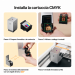 Installazione della cartuccia d'inchiostro CMYK nel modulo di stampa xTool M2