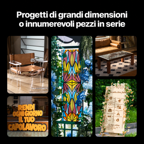 Alimentatore xTool P3 — progetti di grande formato e lavorazione in serie